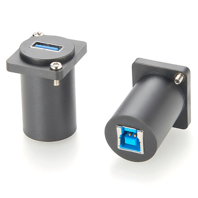 D-Series Panel Mount Adapter USB 3.0 A to B