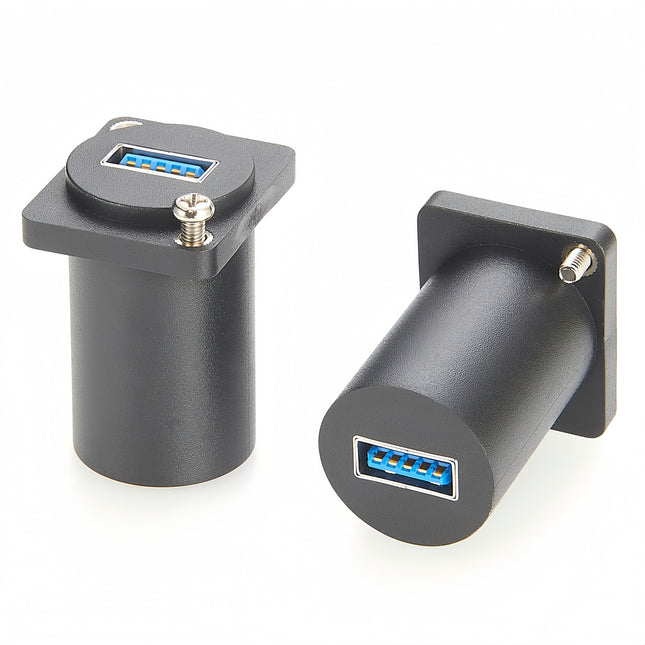 USB 3.0 D-Type Panel Mount Connector