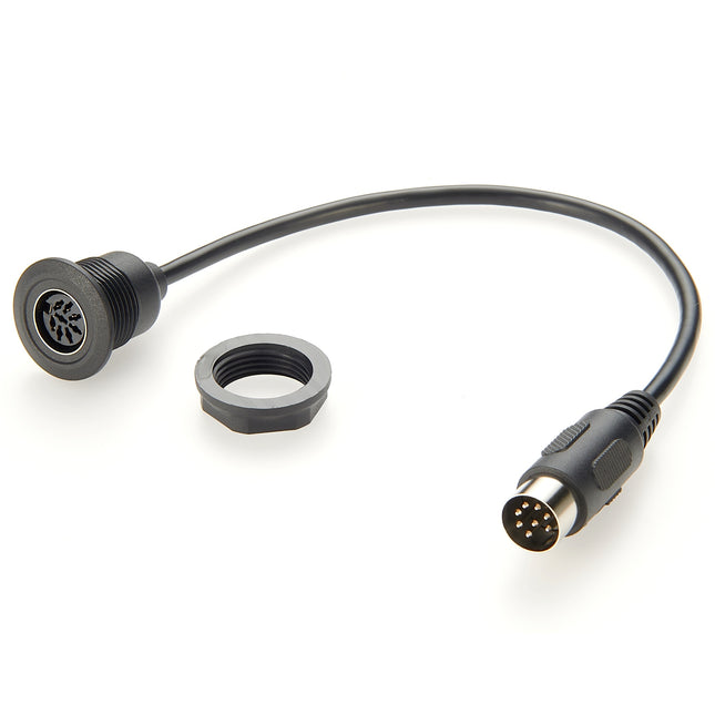 8 Pin DIN Round Panel Mount Cable