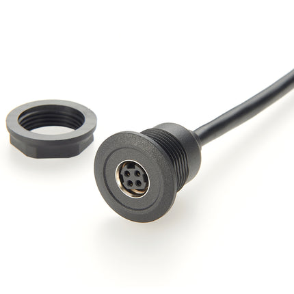 4 Pin Power DIN Round Panel Mount Cable