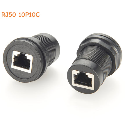 Panel Mount RJ50 10P10C Inline Coupler