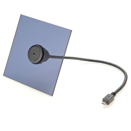 USB Micro B Round Panel Mount Extension Cable