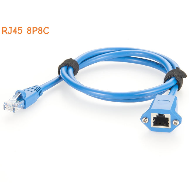 CAT6 Panel Mount Extension Cable