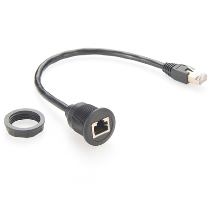 Panel Mount RJ45 Cat5e Ethernet Cable