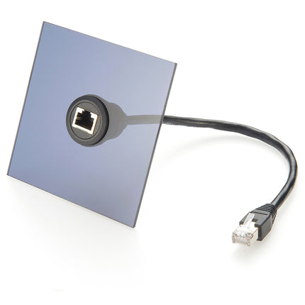 Panel Mount RJ45 Cat5e Ethernet Cable