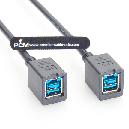 12V PoweredUSB Cable Female to Female
