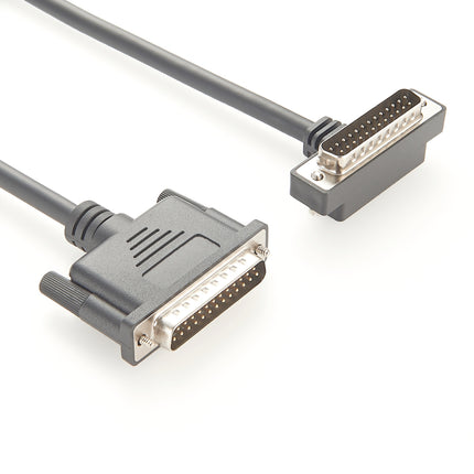 D-Sub Cable DB25 Male to Male Right Angle