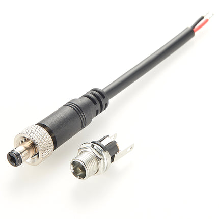 Screw Lock Panel Mount 5.5mm x 2.1mm DC Power Cable