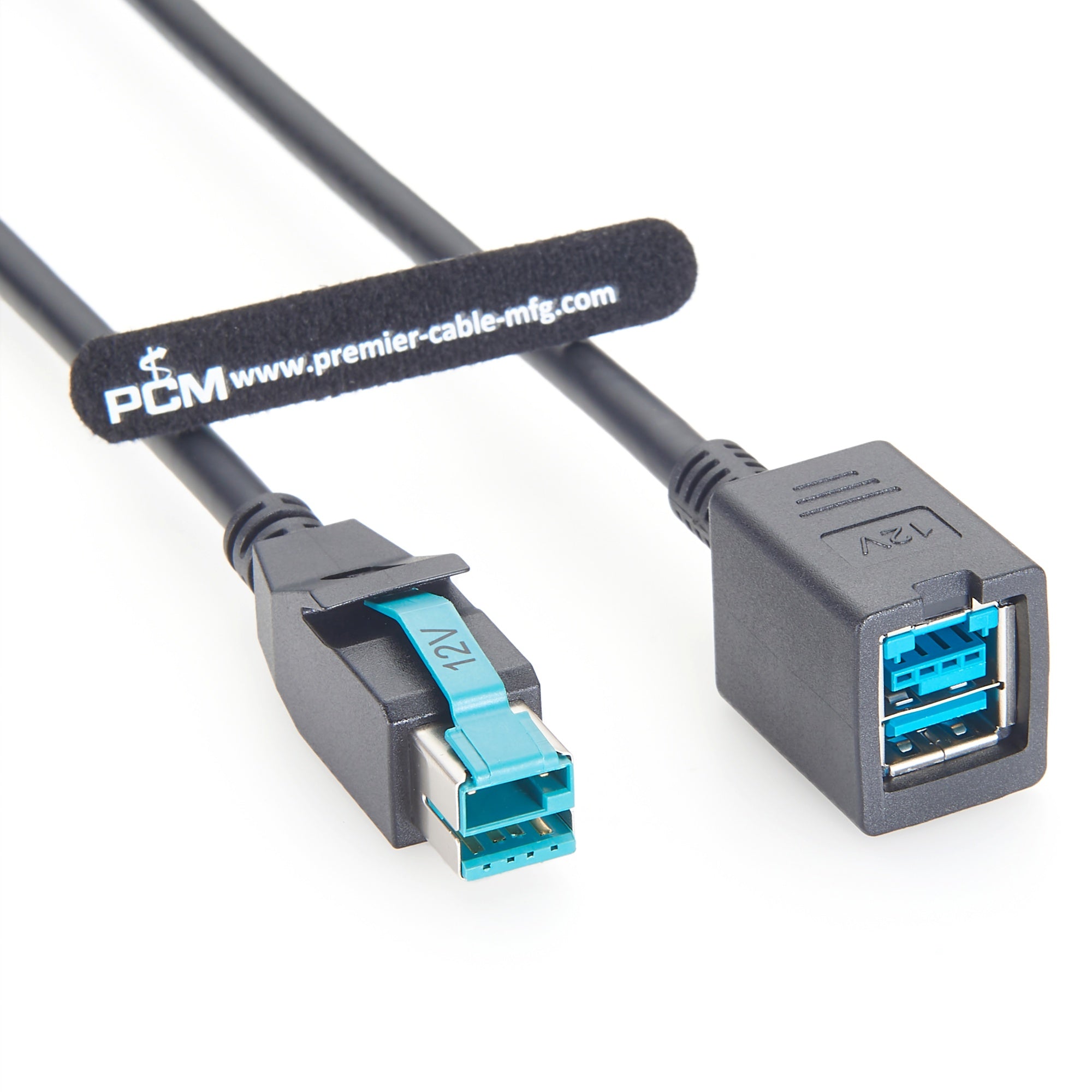 12V PoweredUSB Extension Cable Male To Female Premier Cable 12V PoweredUSB Extension Cable Male To Female Premier Cable