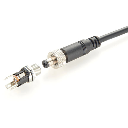 Screw Lock Panel Mount 5.5mm x 2.1mm DC Power Cable
