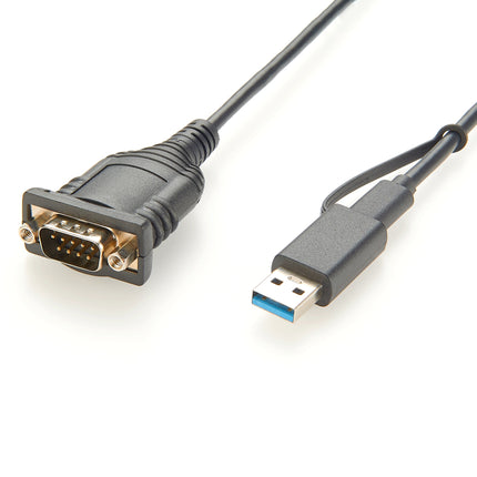 USB-A USB-C to RS232 Serial Adapter Cable