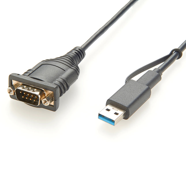 USB-A USB-C to RS232 Serial Adapter Cable