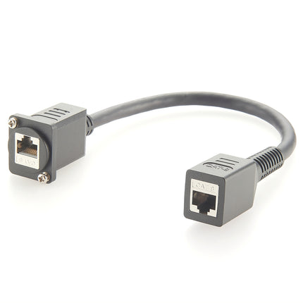 CAT8 RJ45 D-Type Panel Mount Ethernet Cable