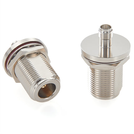 SMA Female to N Female Bulkhead Mount Adapter