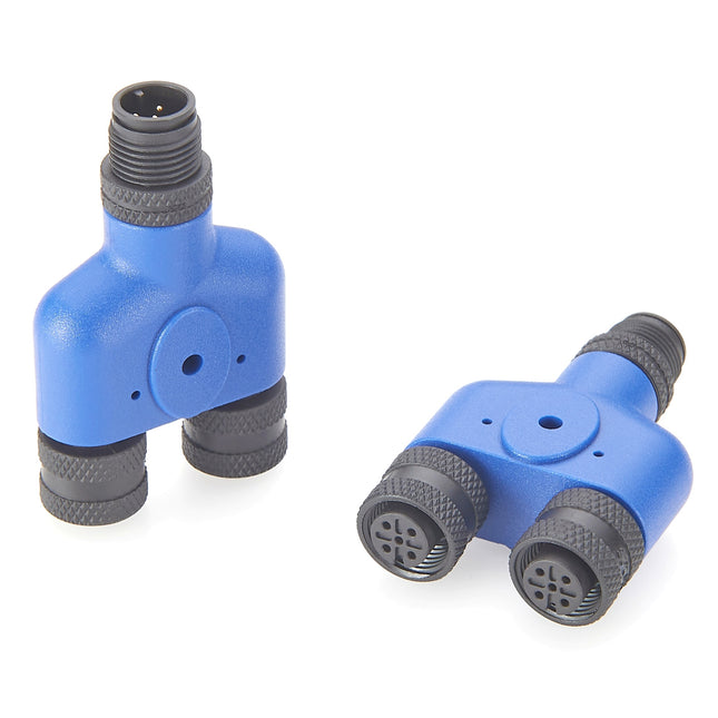 5 Pin M12 Y Splitter Connector