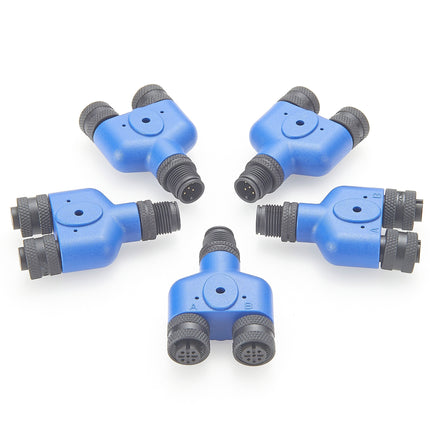 5 Pin M12 Y Splitter Connector