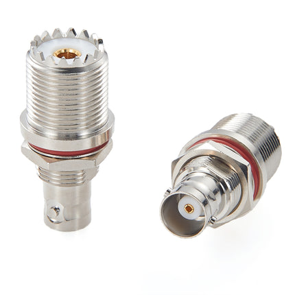 BNC Female to UHF Female SO239 RF Coaxial Adapter