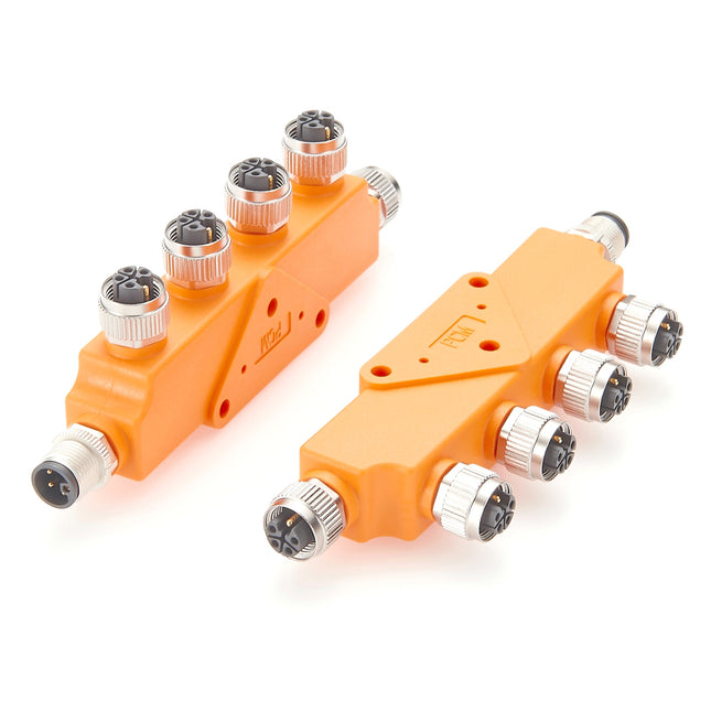 M12 L Code Junction Box Power Splitter