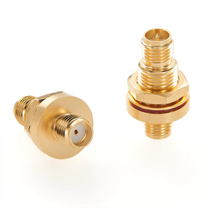 SMA Female to RP-SMA Female Bulkhead Adapter