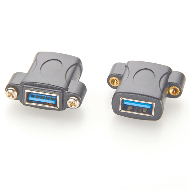 USB 3.0 Screw Panel Mount Adapter