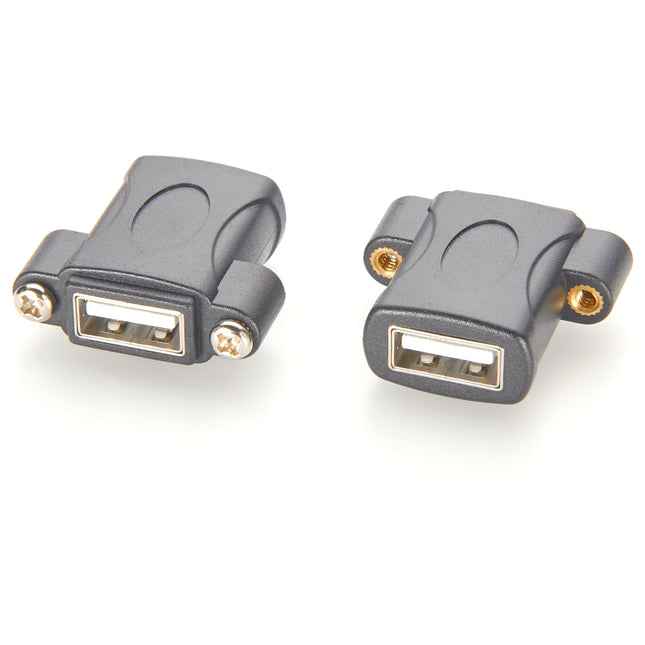 Panel Mount USB 2.0 Type-A Coupler