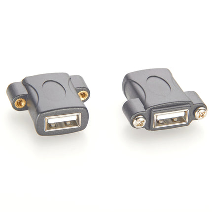 Panel Mount USB 2.0 Type-A Coupler