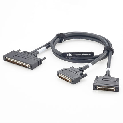 100-Pin to Two 50-Pin SCSI Cable Compatible PCL-10251