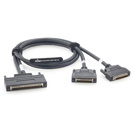 100-Pin to Two 50-Pin SCSI Cable Compatible PCL-10251