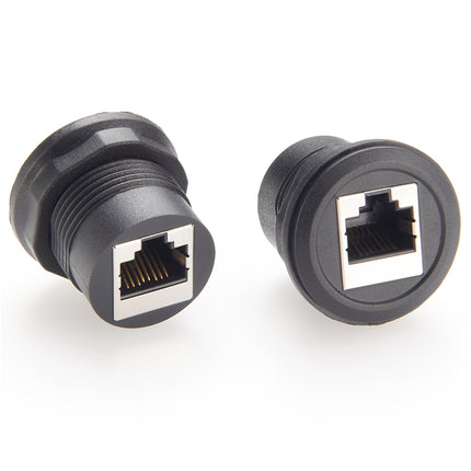 Cat5e RJ45 Ethernet Panel Mount Coupler