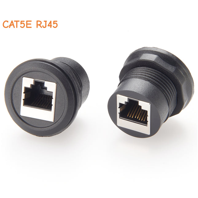 Cat5e RJ45 Ethernet Panel Mount Coupler