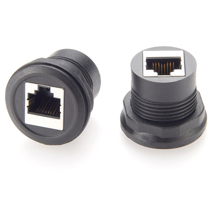 Cat5e RJ45 Ethernet Panel Mount Coupler