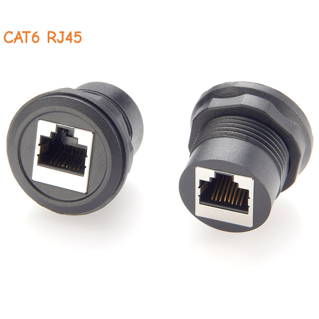 Cat6 RJ45 Bulkhead Panel Mount Coupler