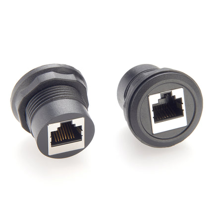 Cat6 RJ45 Bulkhead Panel Mount Coupler
