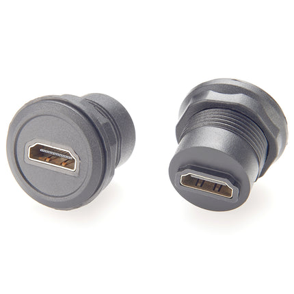 HDMI Round Panel Mount Adapter