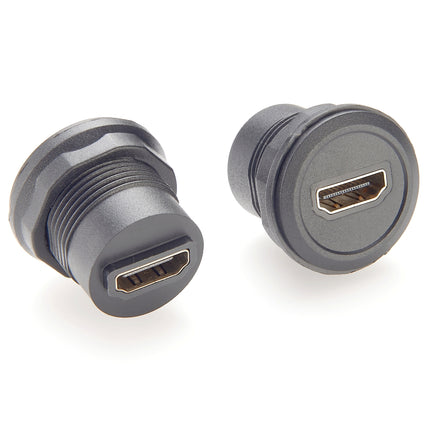 HDMI Round Panel Mount Adapter