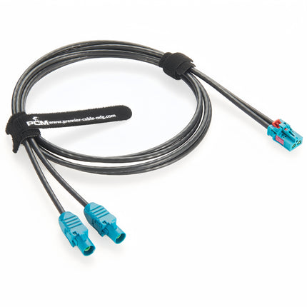2 In 1 MATE-AX Female 2-2306868-9 to Dual FAKRA Male Cable