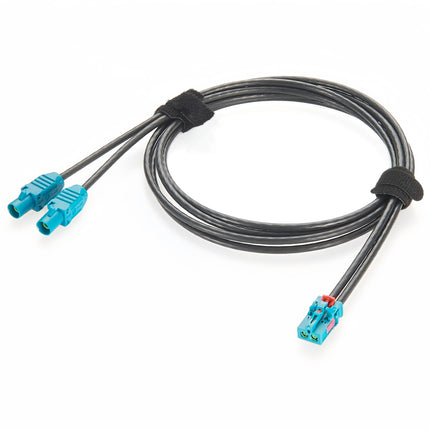 2 In 1 MATE-AX Female 2-2306868-9 to Dual FAKRA Male Cable