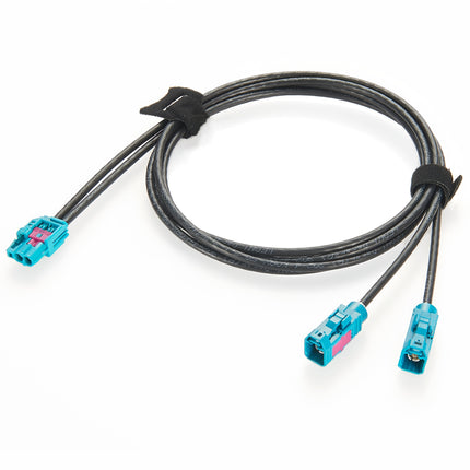 Double Vertical Rosenberger HFM Mini FAKRA to Dual FAKRA Cable