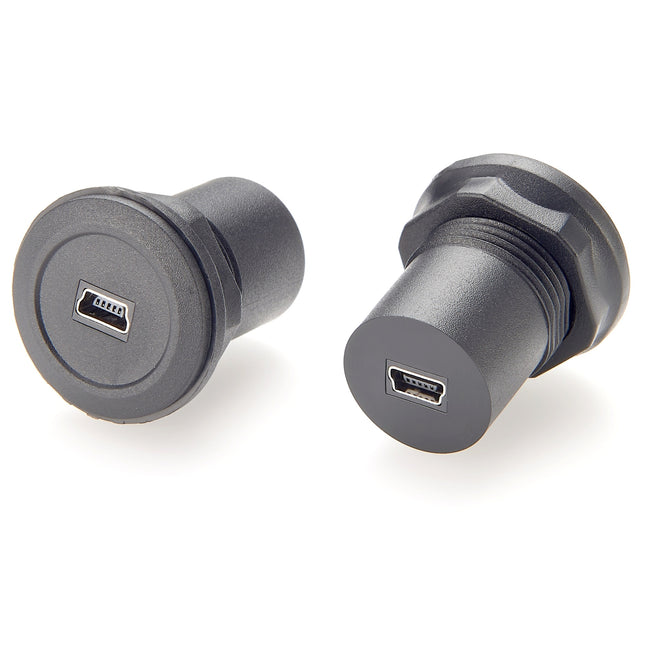 Mini USB Round Panel Mount Adapter