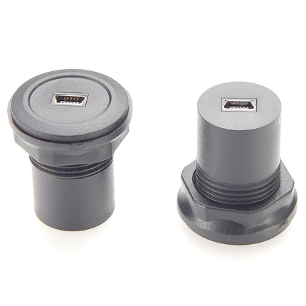Mini USB Round Panel Mount Adapter