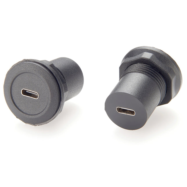 Round Panel Mount Adapter USB 3.1 C