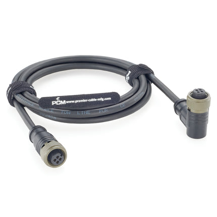 MIL-C-5015 MS3106-14S-2S 4 Pin Right Angle MIL Spec Connector Cable