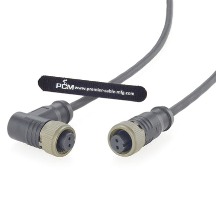5015 Series MS3106-14S-9S 2-Pin Right Angle MIL-Spec Military Cable