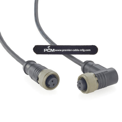 5015 Series MS3106-14S-9S 2-Pin Right Angle MIL-Spec Military Cable