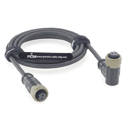 5015 Series MS3106-14S-9S 2-Pin Right Angle MIL-Spec Military Cable