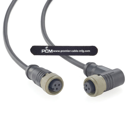 MS3016 Series MS3106-14S-7S 3 Pin Right Angle Mil-Spec Cable