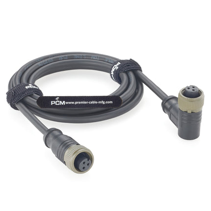 MS3016 Series MS3106-14S-7S 3 Pin Right Angle Mil-Spec Cable