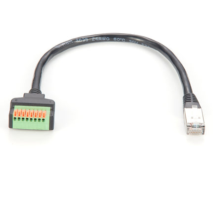 RJ45 Male Push Terminal Block Cable