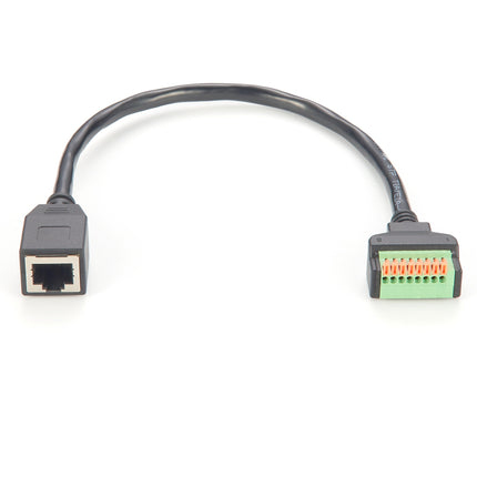 RJ45 Female Push Terminal Block Cable
