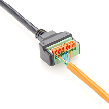 RJ45 Male Push Terminal Block Cable